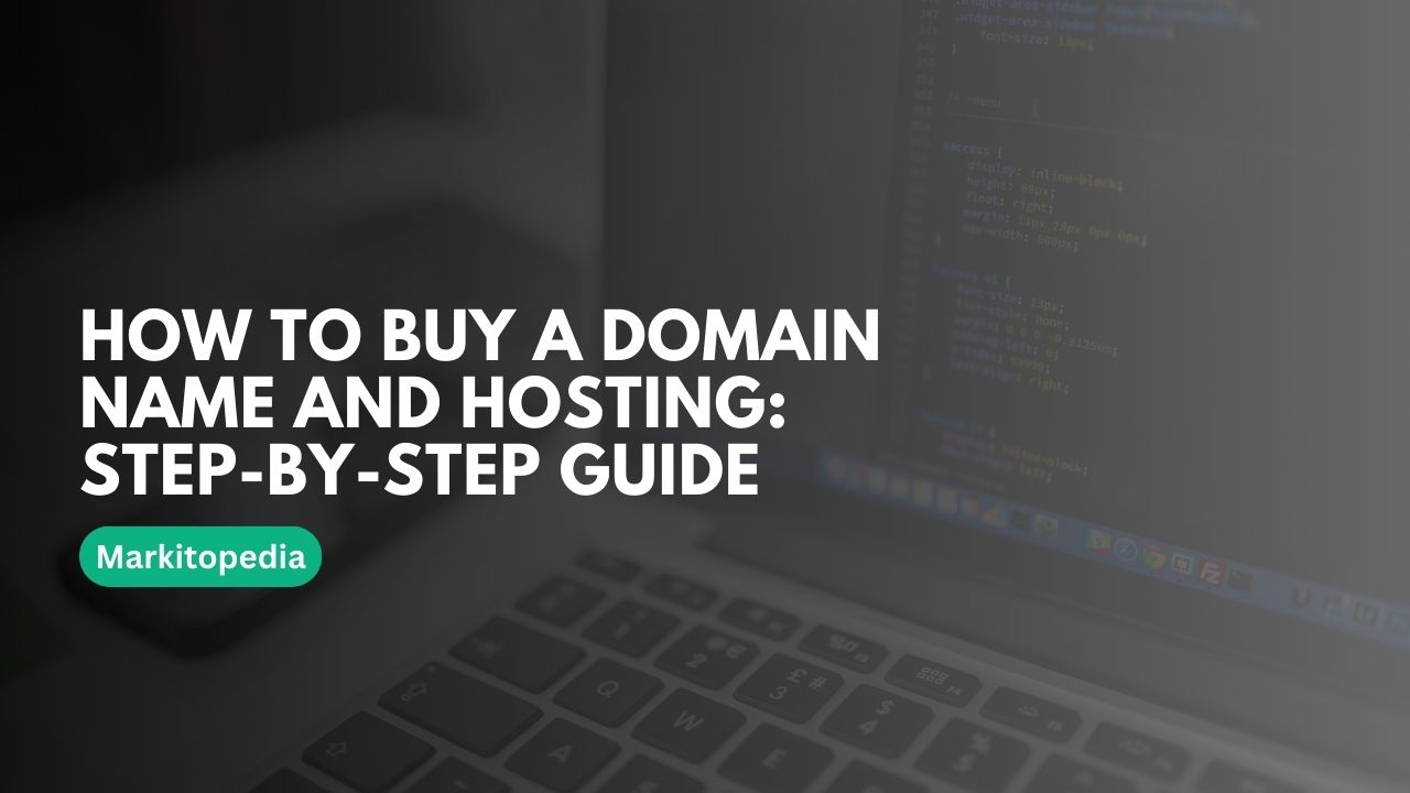 how to buy a domain name and hosting